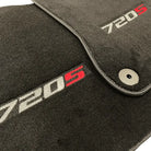 Floor Mats For McLaren 720S Black Tailored Carpets Set AutoWin - AutoWin