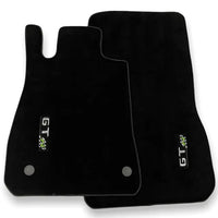 Floor Mats For Mercedes-Benz Amg Gtr Green Logo Autowin Brand - AutoWin
