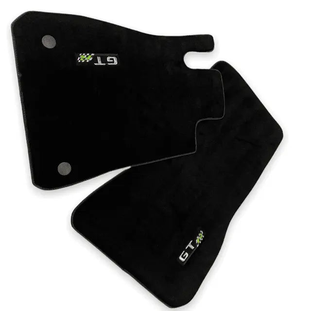 Floor Mats For Mercedes-Benz Amg Gtr Green Logo Autowin Brand - AutoWin