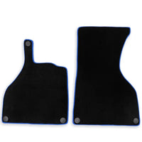 Floor Mats For Mercedes-Benz SLR Mclaren 2005-2009 Black Blue Trim - AutoWin