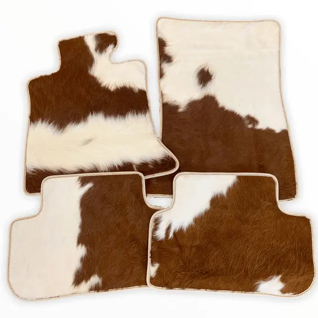 Floor Mats For Rolls Royce Wraith 2013-2023 Cow Leather - AutoWin