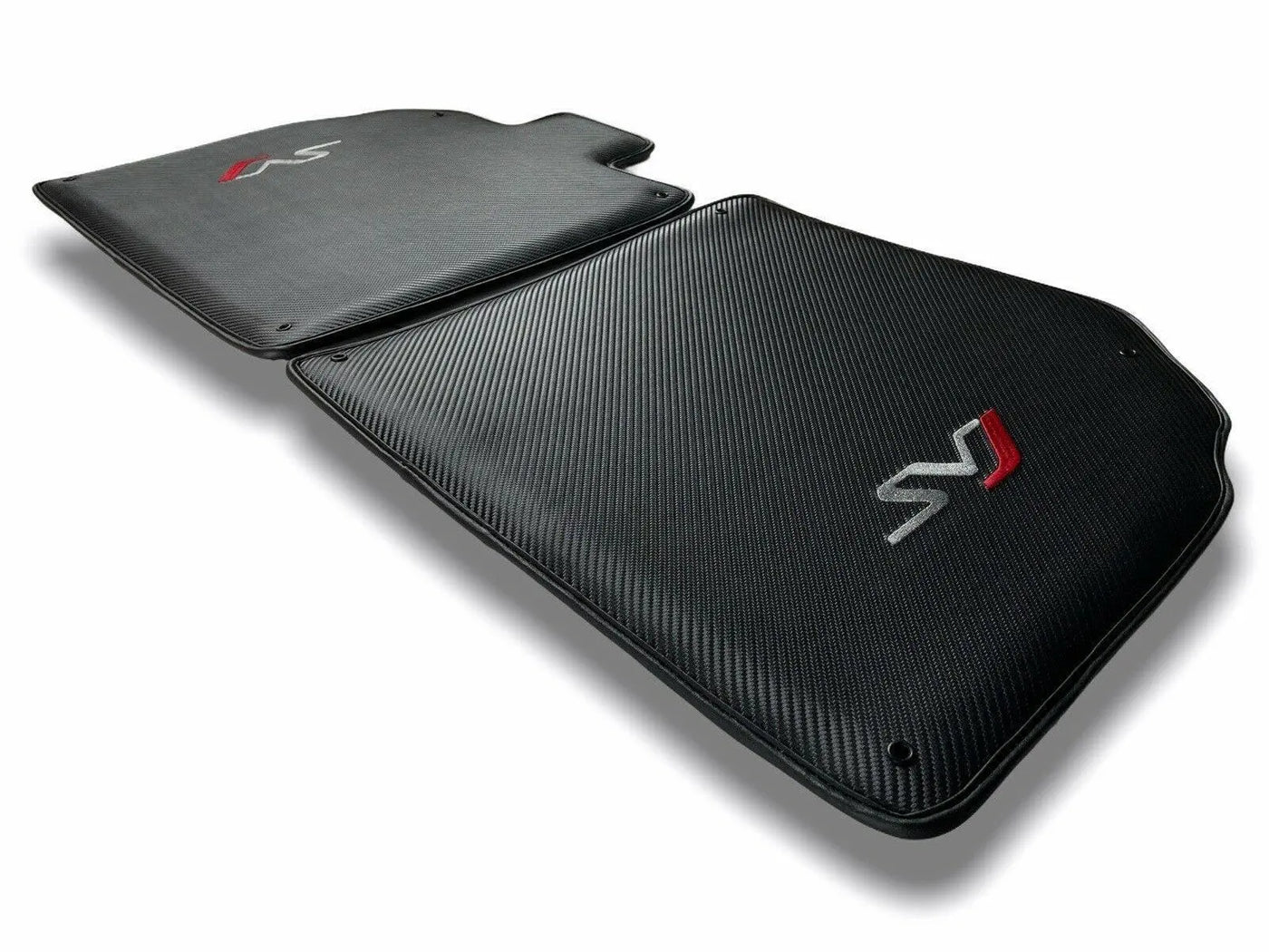 Floor Mats for Lamborghini Aventador Svj Leather Carbon Limited Edition - AutoWin