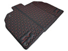 Leather Floor Mats for Lamborghini Aventador SV | Red Stitching - AutoWin