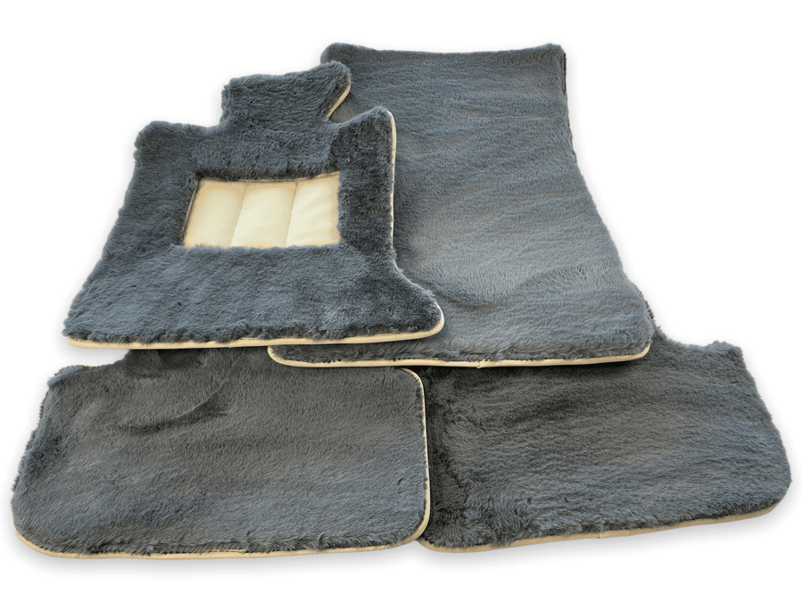 Sheepskin Floor Mats For Rolls Royce Dawn Rr6 2016-2023 Er56 Design Brand - AutoWin