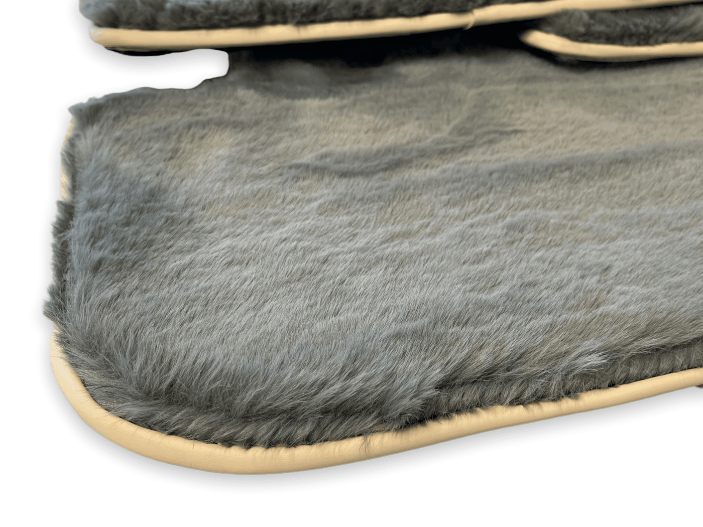 Sheepskin Floor Mats For Rolls Royce Cullinan Rr31 2018-2023 Er56 Design Brand - AutoWin