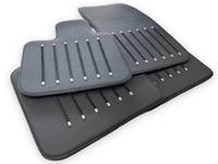 Leather Floor Mats For Rolls Royce Shadow 1965-1977 Black - AutoWin