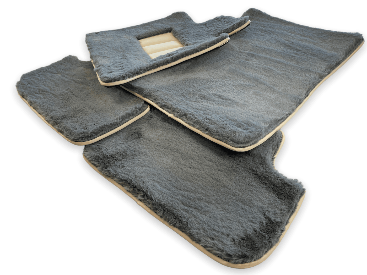 Sheepskin Floor Mats For Rolls Royce Phantom Drophead Coupe 2007–2016 Er56 Design Brand - AutoWin