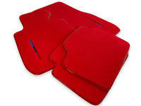 Red Floor Mats For BMW 3 Series F30 With M Package - AutoWin