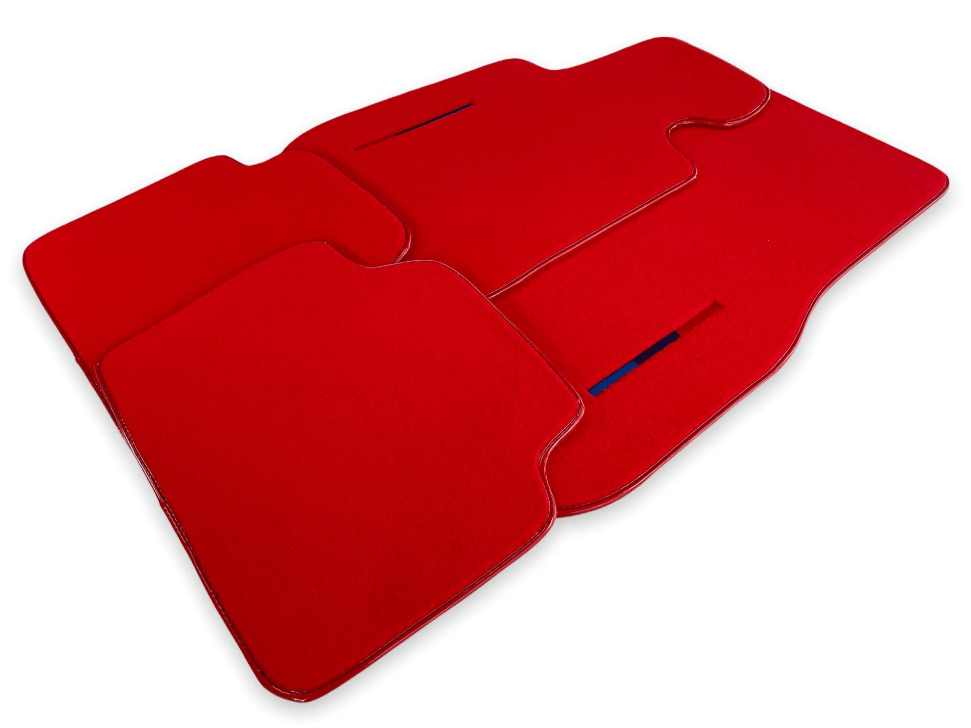 Red Floor Mats For BMW 3 Series F30 With M Package - AutoWin
