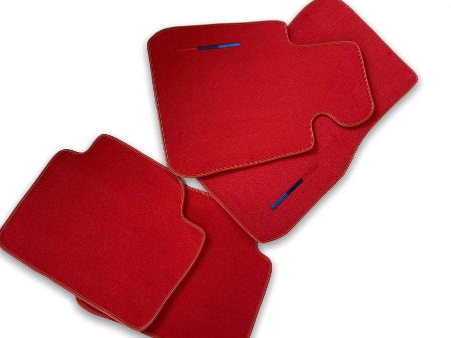 Red Floor Mats For BMW 4 Series F32 With M Package - AutoWin