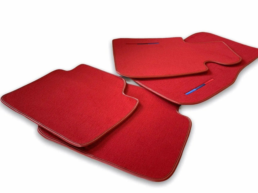 Red Floor Mats For BMW 4 Series F36 Gran Coupe With M Package - AutoWin
