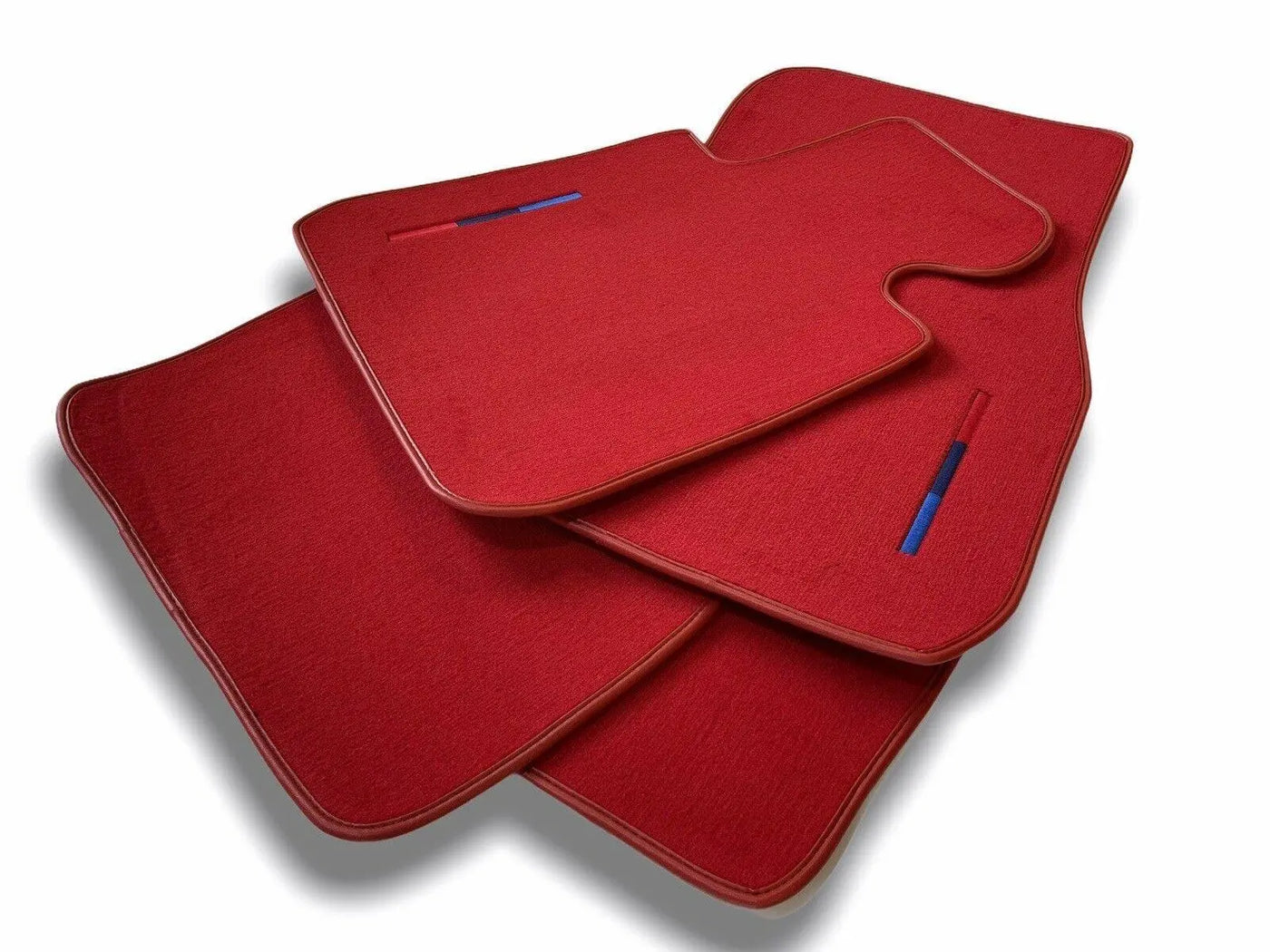 Red Floor Mats For BMW 5 Series F07 GT With M Package - AutoWin