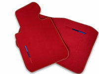 Red Floor Mats For BMW M3 F80 Series - AutoWin
