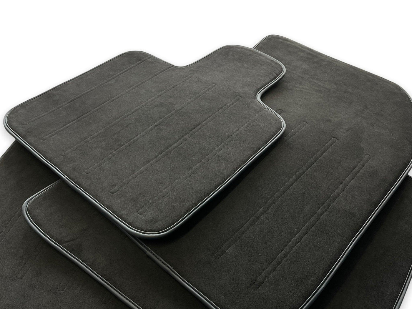 Alcantara Floor Mats For Rolls Royce Black Badge Phantom VIII (2017-2024) - AutoWin