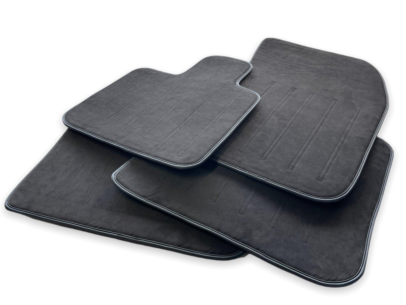 Alcantara Floor Mats For Rolls Royce Black Badge Phantom VIII (2017-2024) - AutoWin
