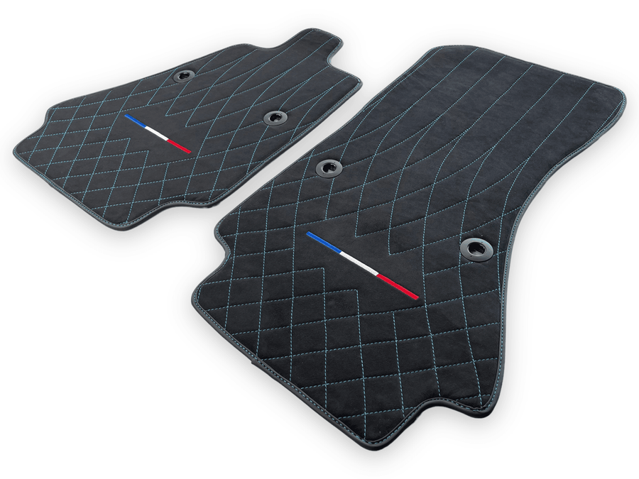 Alcantara Leather Floor Mats For Bugatti Chiron Limited Edition - AutoWin