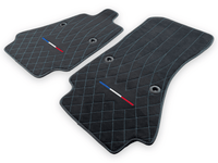 Alcantara Leather Floor Mats For Bugatti Chiron Limited Edition - AutoWin