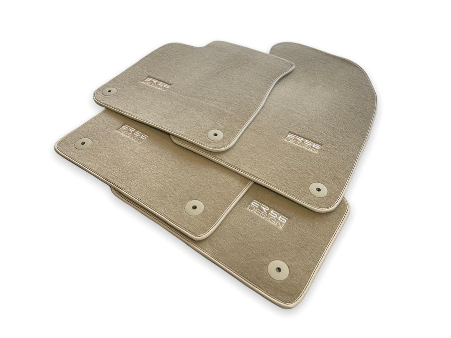 Beige Floor Mats for Audi A1 - 5-door Citycarver (2019-2024) | ER56 Design - AutoWin
