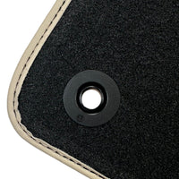 Beige Floor Mats for Bentley Flying Spur (2013-2019) with Leather - AutoWin