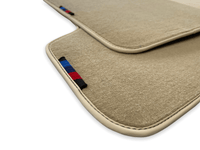 Beige Floor Mats For BMW 2 Series F45 With M Package - AutoWin