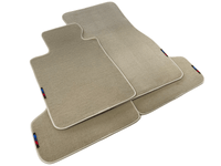 Beige Floor Mats For BMW 5 Series E39 With M Package - AutoWin