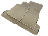 Beige Floor Mats For BMW 6 Series F12 With M Package AutoWin Brand - AutoWin