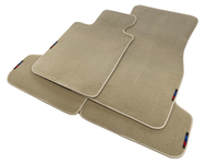Beige Floor Mats For BMW X5 Series E53 With M Package - AutoWin