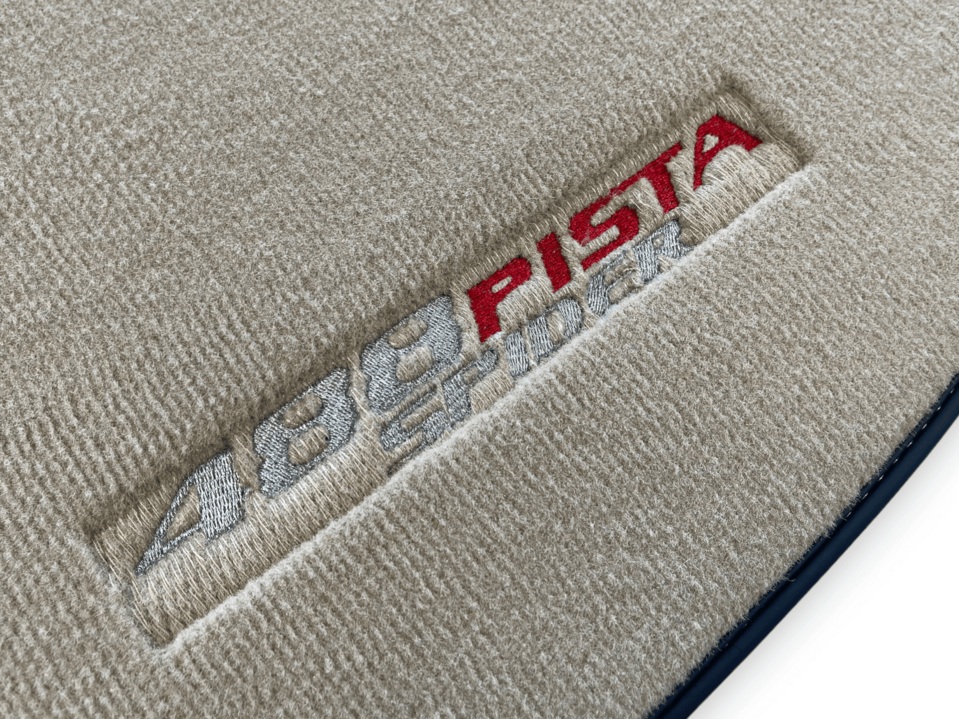 Beige Floor Mats For Ferrari 488 Pista Spider 2019-2021 - AutoWin