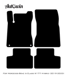 Beige Floor Mats For Mercedes Benz A-Class W177 Hybrid (2019-2023) | Limited Edition - AutoWin