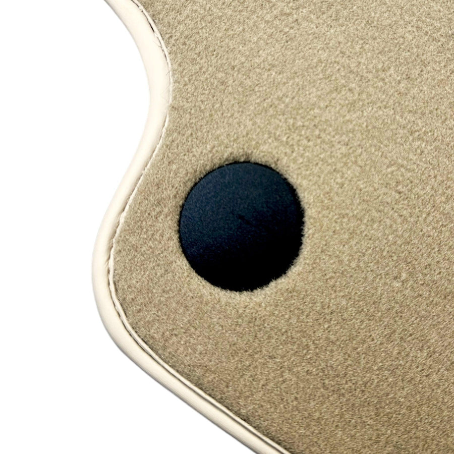Beige Floor Mats For Mercedes Benz C-Class W203 Sedan 4Matic (2000-2007) | Limited Edition - AutoWin