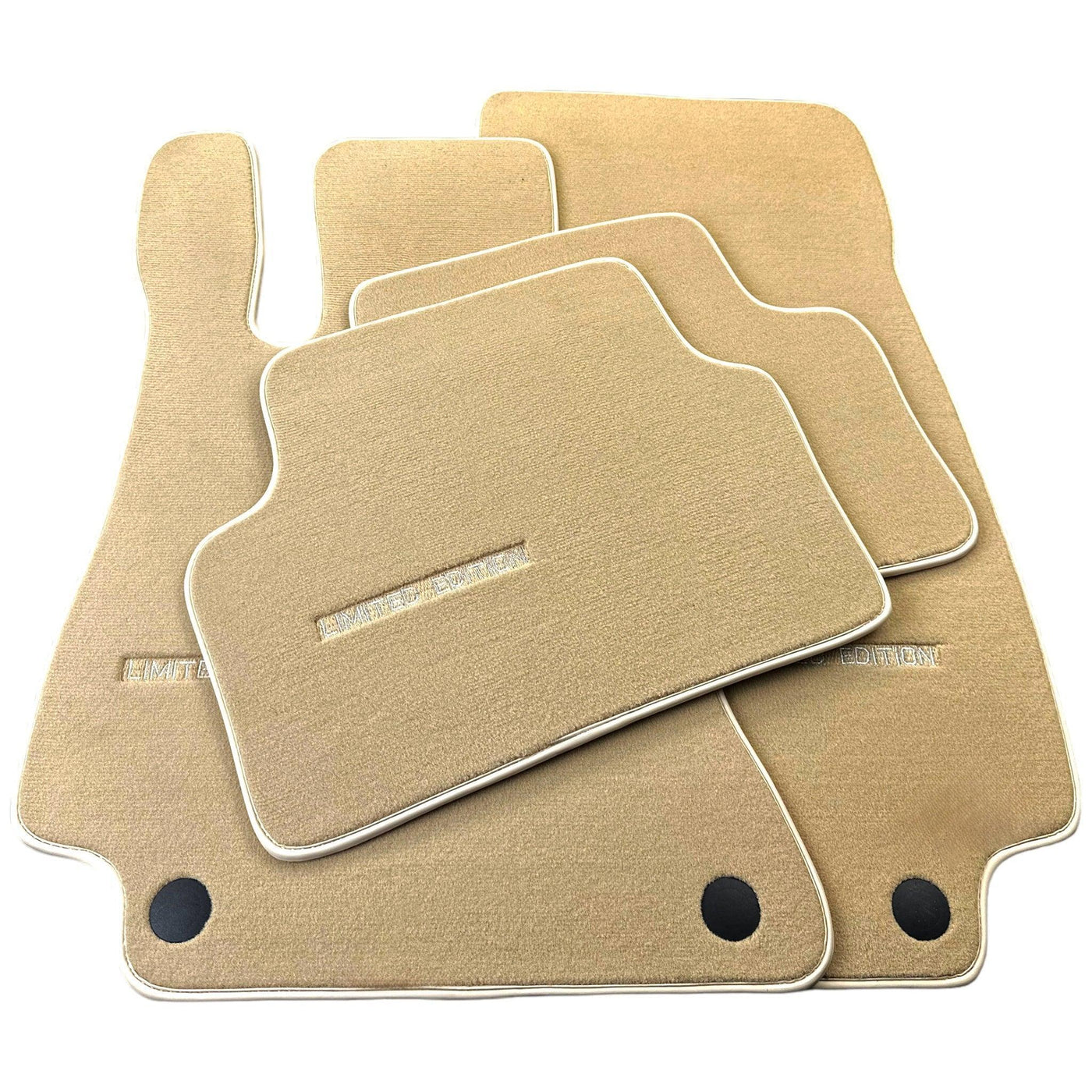 Beige Floor Mats For Mercedes Benz X-Class W470 (2017-2023) | Limited Edition - AutoWin
