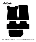 Beige Leather Floor Mats For Mercedes Benz GLB-Class X247 (2020-2023) | ER56 Design - AutoWin