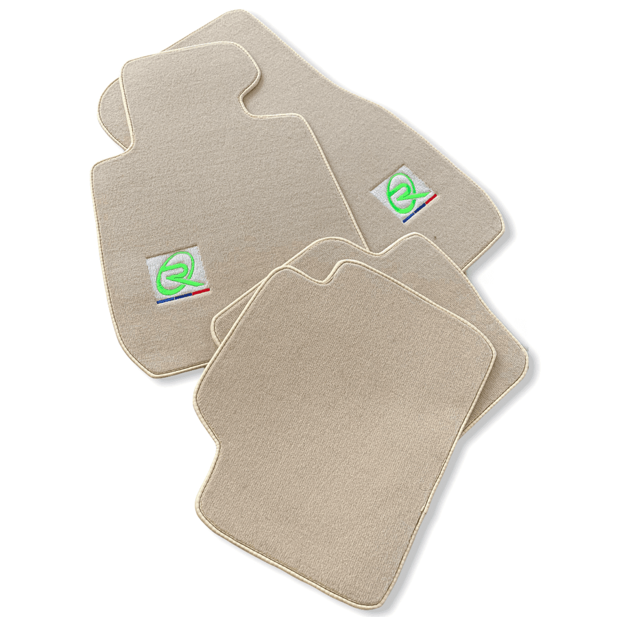 Beige Mats For BMW 3 Series E46 Convertible Tailored Set Perfect Fit - AutoWin
