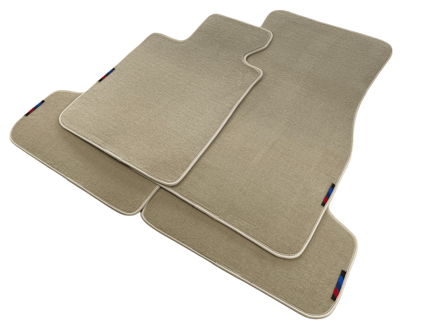 Beige Mats For BMW 7 Series E32 With M Package - AutoWin