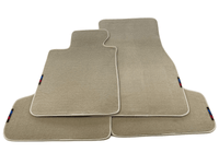 Beige Mats For BMW M3 E46 With M Package - AutoWin