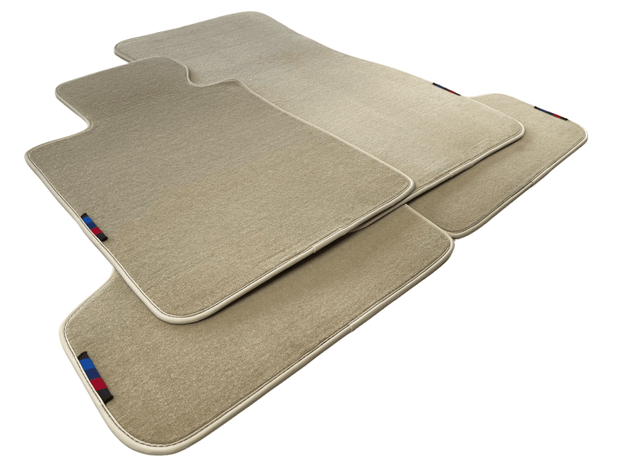 Beige Mats For BMW M8 F93 4-door Gran Coupe With M Package - AutoWin