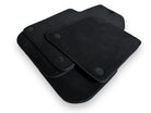 Black Alcantara Floor Mats For Ferrari 612 Scaglietti 2005-2011 ER56 Design - AutoWin