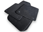 Black Alcantara Floor Mats For Ferrari 612 Scaglietti 2005-2011 ER56 Design - AutoWin