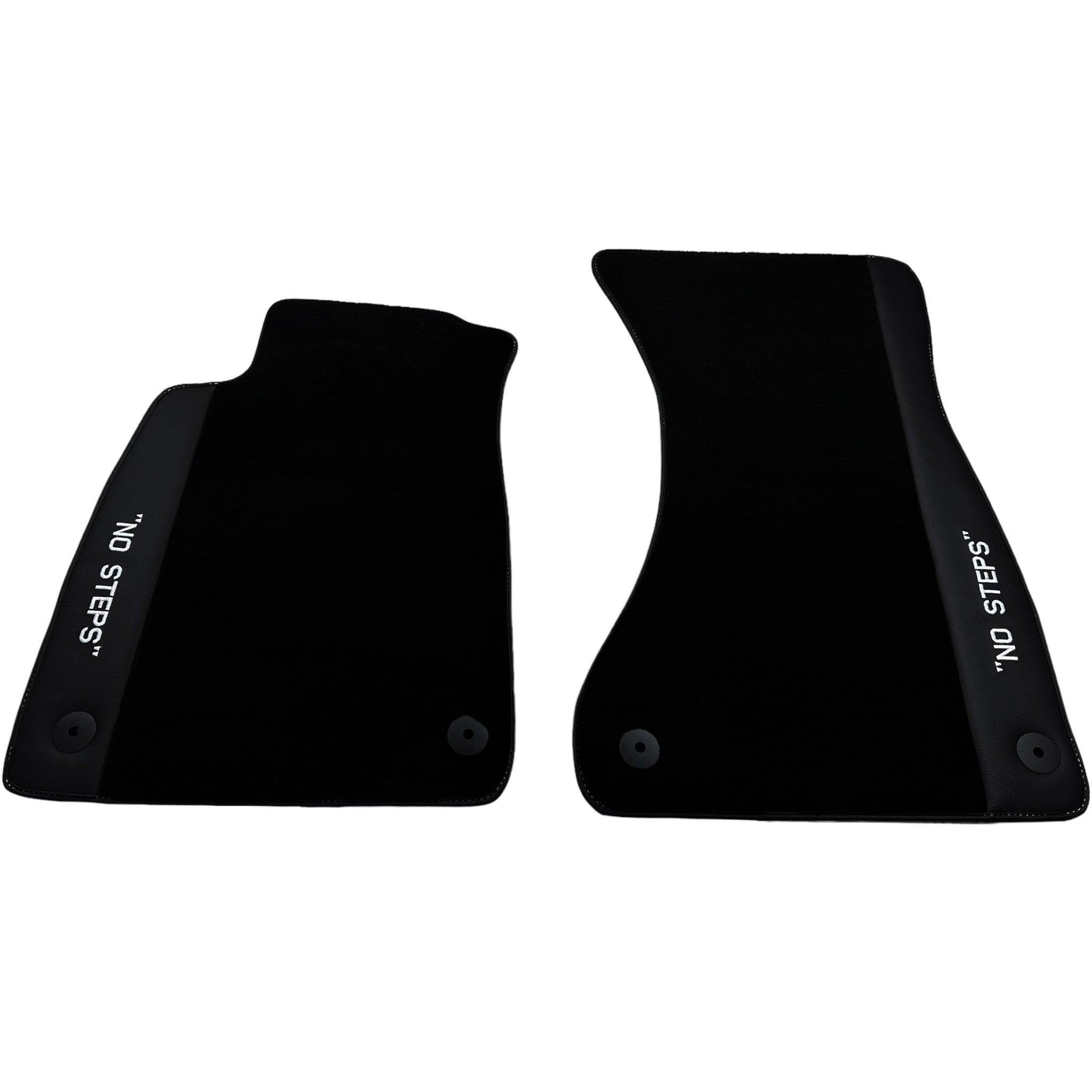 Black Floor Mats for A4 - B9 Avant (2019-2023) | No Steps - AutoWin