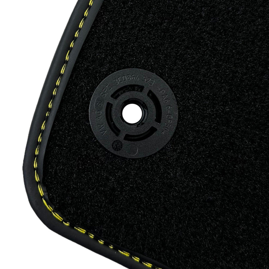 Black Floor Mats for A6 - C8 Avant (2018-2023) | Fighter Jet Edition - AutoWin