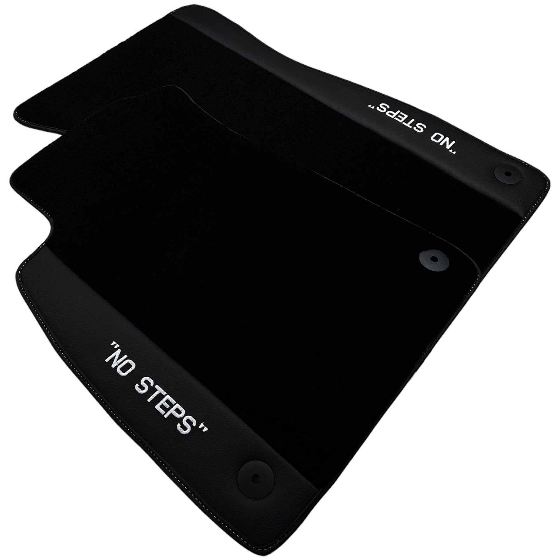 Black Floor Mats for A6 - C8 Avant (2018-2023) | No Steps - AutoWin