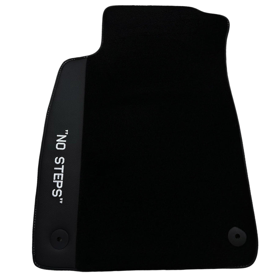 Black Floor Mats for A6 - C8 Avant (2018-2023) | No Steps - AutoWin