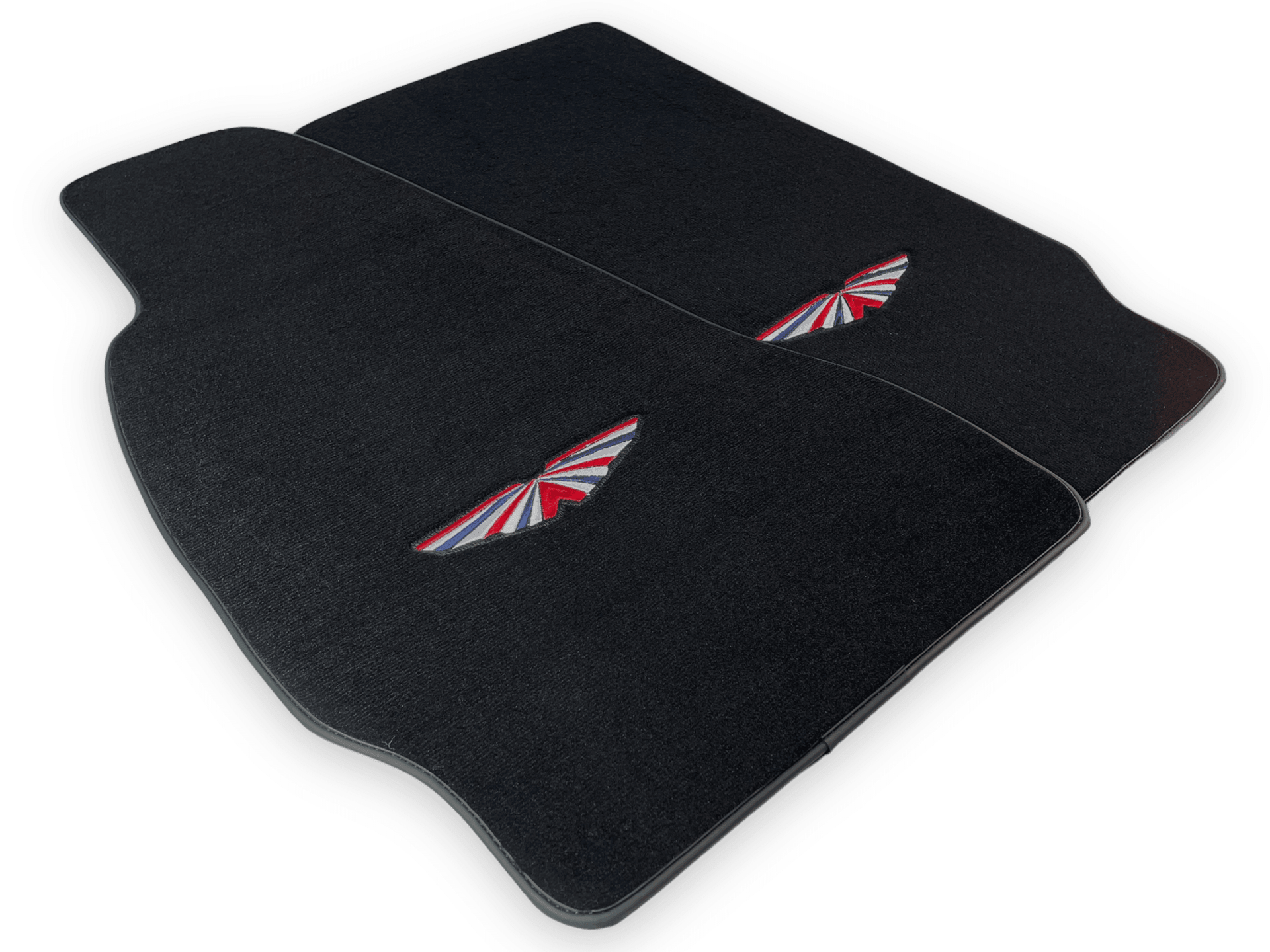 Black Floor Mats For Aston Martin Vanquish (2012–2018) Er56 Design - AutoWin