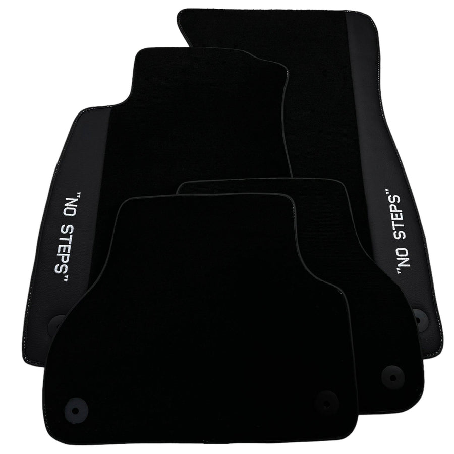 Black Floor Mats for Audi A3 - Convertible (2014-2020) | No Steps - AutoWin