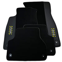 Black Floor Mats for Audi A4 - B5 Avant (1996 - 1999) | Fighter Jet Edition - AutoWin