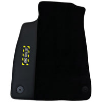 Black Floor Mats for Audi A6 - C6 Allroad Quattro Long (2006-2008) | Fighter Jet Edition - AutoWin