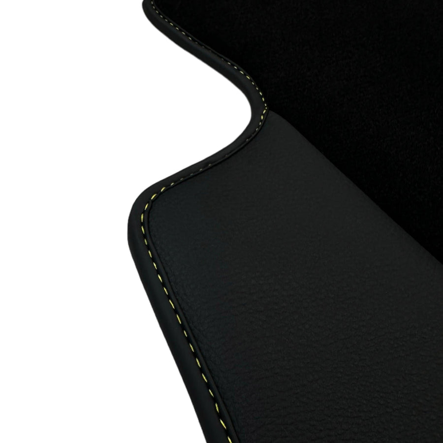 Black Floor Mats for Audi A8 D3 Long (2002-2010) | Fighter Jet Edition - AutoWin