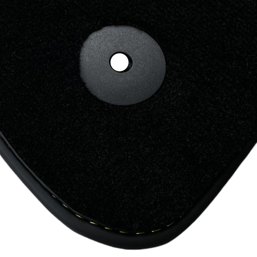 Black Floor Mats for Audi A8 D3 Long (2002-2010) | Fighter Jet Edition - AutoWin