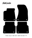 Black Floor Mats for Audi A8 D4 (2010-2017) | No Steps - AutoWin