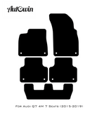 Black Floor Mats for Audi Q7 4M (2015-2019) | No Steps - AutoWin